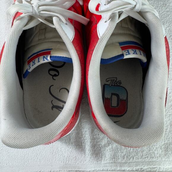 Nike Air Force 1 Detroit Pistons 89 Champs Red Men's Sneaker Size 14 CI9882-600 - Picture 8 of 13